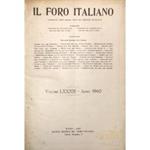 Il Foro Italiano. Fondato nell'anno 1876 da Enrico Scialoja. Anno LXXXIII. 1960