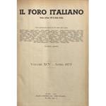 Il Foro Italiano. Fondato nell'anno 1876 da Enrico Scialoja. Anno XCV. 1972