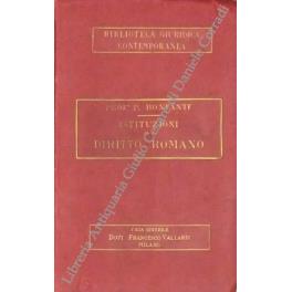 Istituzioni di diritto romano - Pietro Bonfante - copertina