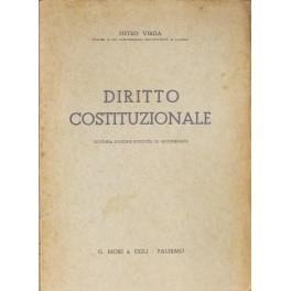 Diritto costituzionale - Pietro Virga - copertina