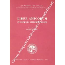 Liber amicorum in onore di Vittorio Frosini. Vol. II - Studi giuridici di: Galeotti S. - copertina