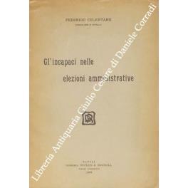 Gl'incapaci nelle elezioni amministrative - copertina