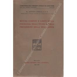 Metodi compiti e limiti della psicologia nello studio e nella prevenzione della delinquenza - Agostino Gemelli - copertina
