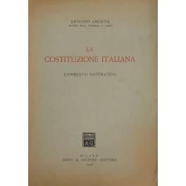 La Costituzione italiana. Commento sistematico - Antonio Amorth - copertina