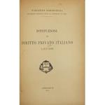 Istituzioni di diritto privato italiano. Lezioni