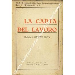 La carta del lavoro - Giuseppe Bottai - copertina