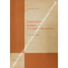 Lezioni di storia e di diritto dei trattati ad uso degli studenti - copertina