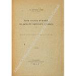 Sulla rinunzia all'eredità da parte del legittimario donatario. Estratto da Il Circolo Giuridico N.S. Anno III e IV, 1932 e 1933