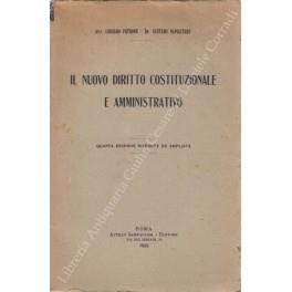 Il nuovo diritto costituzionale e amministrativo - copertina