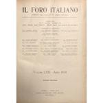 Il Foro Italiano. Fondato nell'anno 1876 da Enrico Scialoja. Anno LXIII. 1938