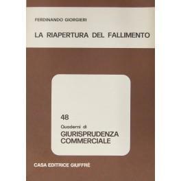 La riapertura del fallimento - copertina