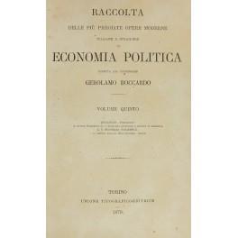Il sistema sociale dell'economia umana. Prefazione di Gerolamo Boccardo - copertina