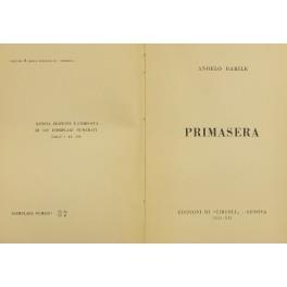Primasera - Angelo Barile - copertina