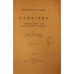A selection of cases on carriers and other bailment and quasi-bailment services
