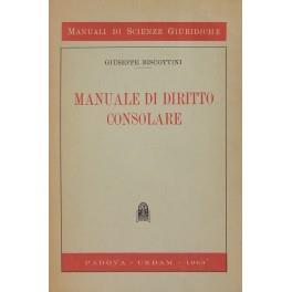 Manuale di diritto consolare - Giuseppe Biscottini - copertina