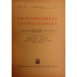 Giurisprudenza Costituzionale. Fondata da Carlo Esposito, Massimo Severo Giannini, Costantino Mortati. Anno XIV - 1969 - copertina