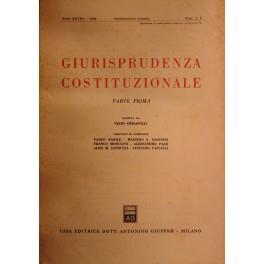Giurisprudenza Costituzionale. Fondata da Carlo Esposito, Massimo Severo Giannini, Costantino Mortati. Anno XXVIII - 1983 - copertina