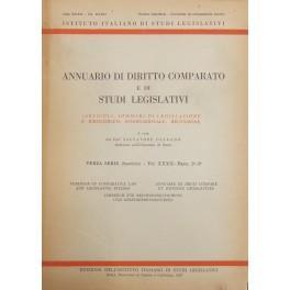 Annuario di diritto comparato e di studi legislativi. A cura di Salvatore Galgano. Terza serie. Vol. XXXII - Fasc. 2 e 3: Olmi - Il diritto internazionale privato greco. Galgano - L'unificazione del diritto. Vecchione - Prospettive per una disciplina - copertina