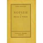 Notizie di prosa e poesia