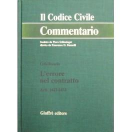 L' errore nel contratto. Artt. 1427-1433 - Carlo Rossello - copertina