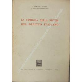 La famiglia nella storia del diritto italiano - Enrico Besta - copertina