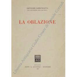 La oblazione - copertina