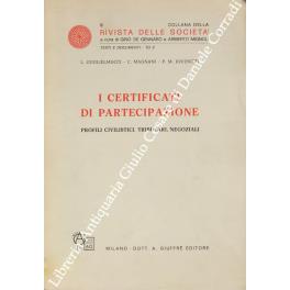 I certificati di partecipazione. Profili civilistici, tributari, negoziali - Lino Guglielmucci - copertina