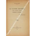 Le ultime riforme del codice civile generale austriaco
