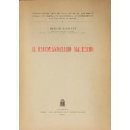 Il raccomandatario marittimo - Giorgio Righetti - copertina