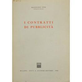 I contratti di pubblicità - Maurizio Fusi - copertina