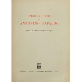 Studi in onore di Antonino Papaldo. Scritti di diritto amministrativo - copertina
