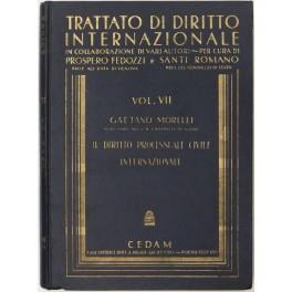 Il diritto processuale civile internazionale - Gaetano Morelli - copertina