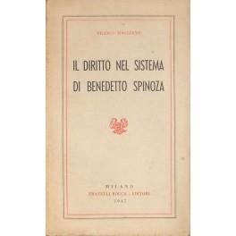 Il diritto nel sistema di Benedetto Spinoza - Franco Pagliano - copertina