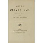 Affaire Clemenceau. Memoire de l'accuse