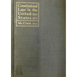 Constitutional law in the United States - copertina