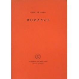 Romanzo 1934-1955 - Libero De Libero - copertina