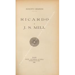 Ricardo e J. S. Mill - Augusto Graziani - copertina
