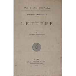 Lettere. A cura di Vincenzo Spampanato - Tommaso Campanella - copertina