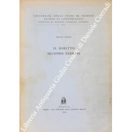 Il diritto secondo Ferrari - Arduino Agnelli - copertina
