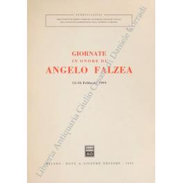 Giornate in onore di Angelo Falzea. 15-16 febbraio 1991 - copertina