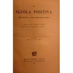 La Scuola Positiva nella dottrina e nella giurisprudenza penale. Annata 1915