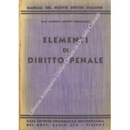Elementi di diritto penale - copertina