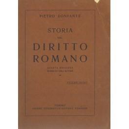 Storia del Diritto Romano - Pietro Bonfante - copertina