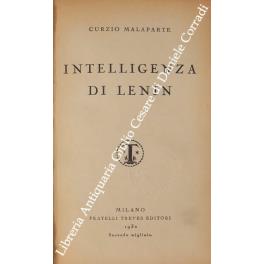 Intelligenza di Lenin - Curzio Malaparte - copertina