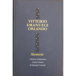 Memorie. (1915-1919). A cura di Rodolfo Mosca - Vittorio Emanuele Orlando - copertina