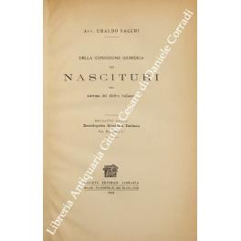 Della condizione giuridica dei nascituri nel sistema del diritto italiano - copertina