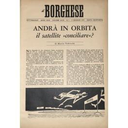 Il Borghese. Settimanale. Anno XXII - 1971. Direttore: L. Longanesi. Redattore capo: M. Monti. Redattore romano: M. Tedeschi - copertina