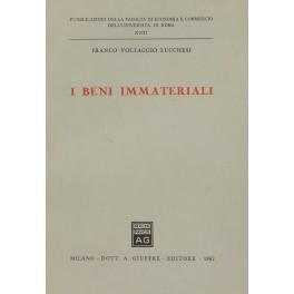 I beni immateriali - copertina