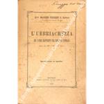 L' ubbriachezza ed i suoi rapporti col diritto penale. (Art. 48, 488 e 489 Cod. Pen.)