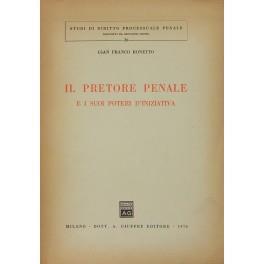 Il pretore penale e i suoi poteri d'iniziativa - copertina